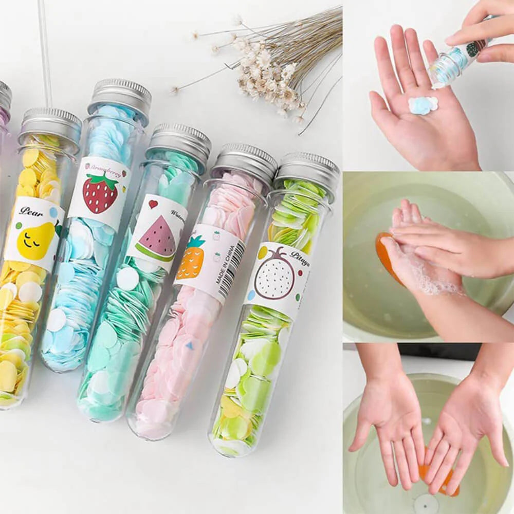 Pocket Fresh Travel Soap Sheets - Washing soap for childrens