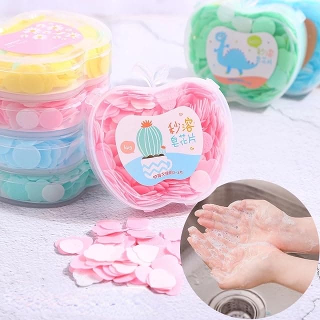 Pocket Fresh Travel Soap Sheets - Washing soap for childrens