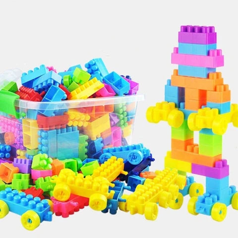 Creative Building Blocks Toys For Kids - 52 PCS - Multi-color