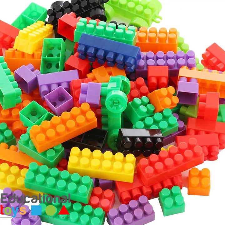 Creative Building Blocks Toys For Kids - 52 PCS - Multi-color