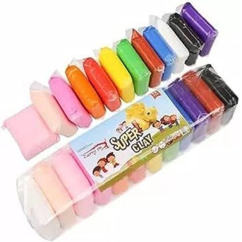 Color Craft Air Clay Studio - 12 Differents Colorful